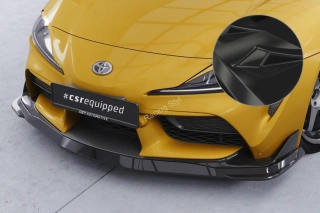 Toyota GR Supra A90 přední spoiler lip Glossy Black CSR Lesk